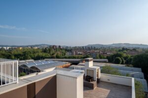 Foto di tetto in Nuova costruzione Via Rivani 37 Bologna