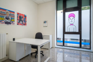 Foto di particolare Intervento di ristrutturazione ufficio in ottica di funzionalità e accoglienza Lavoropiù Via Mazzini Imola Bologna